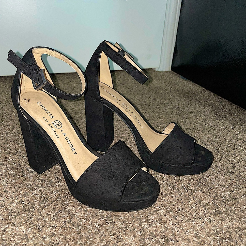 Black heels